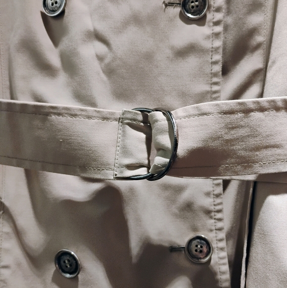 Vintage London Fog Women's Trench Coat With Removable Fleece Lining - Size 10R - Picture 7 of 13